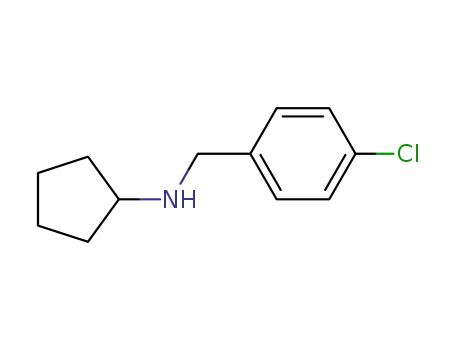 Molecular Structure of 66063-15-8 (4-Chloro-N-cyclopentylbenzylamine)