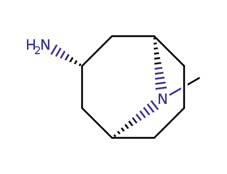 Molecular Structure of 76272-56-5 (Endo-3-amine-9-methyl-9-azabicyclo[3,3,1]nonane)