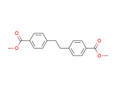 Molecular Structure of 797-21-7 (Benzoic acid, 4,4'-(1,2-ethanediyl)bis-, dimethyl ester)