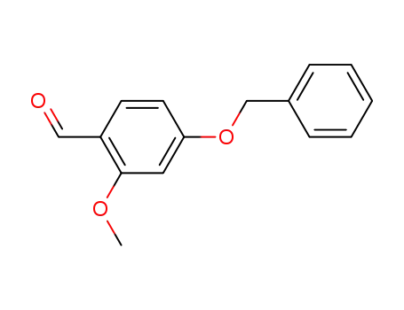 Molecular Structure of 58026-14-5 (4-BENZYLOXY-2-METHOXYBENZALDEHYDE)
