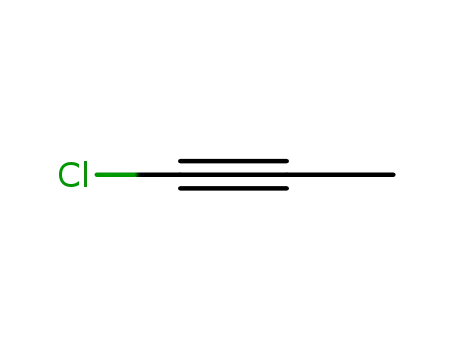 Molecular Structure of 7747-84-4 (1-chloroprop-1-yne)