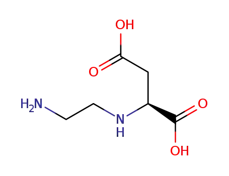 Molecular Structure of 89198-07-2 (N-(2-AMINOETHYL)-L-ASPARTIC ACID)