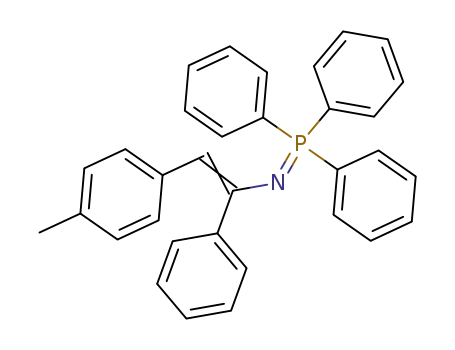 Molecular Structure of 105516-47-0 ({[2-(4-Methylphenyl)-1-phenylvinyl]imino}triphenylphosphoran)