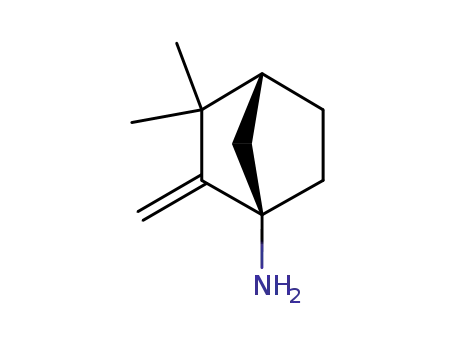 Molecular Structure of 13487-72-4 (3,3-dimethyl-2-methylidenebicyclo[2.2.1]heptan-1-amine)
