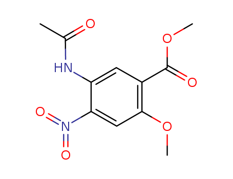 Benzoic acid,5-(acetylamino)-2-methoxy-4-nitro-, methyl ester