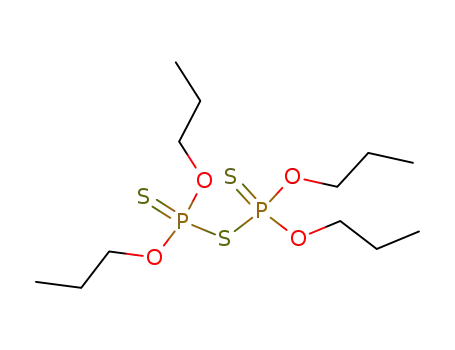 Molecular Structure of 61614-88-8 (bis(O,O'-di-propylphosphorothioyl) sulfide)