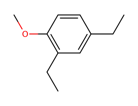 Molecular Structure of 110457-64-2 (Benzene, 2,4-diethyl-1-methoxy-)