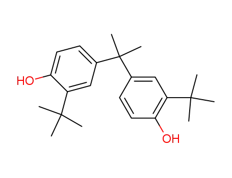 Molecular Structure of 79-96-9 (4,4'-ISOPROPYLIDENEBIS(2-T-BUTYLPHENOL))