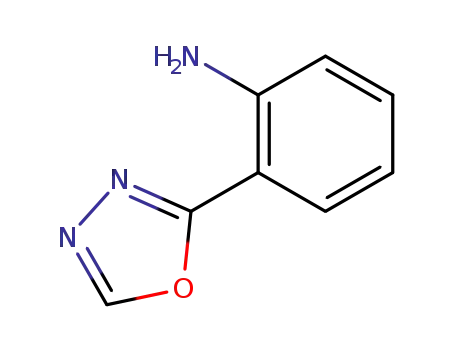 Molecular Structure of 90004-05-0 (2-(1,3,4-oxadiazol-2-yl)aniline(SALTDATA: FREE))