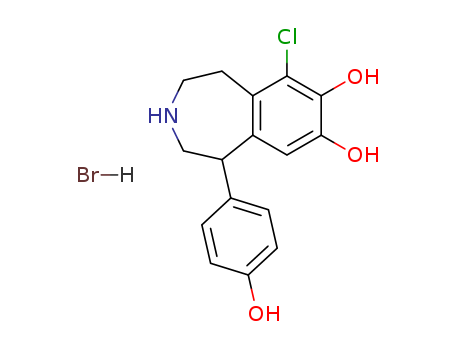 6-Chloro-2,3,4,5-tetrahydro-7,8-dihydroxy-1-(4-hydroxyphenyl)-1H-3-benzazepinium bromide
