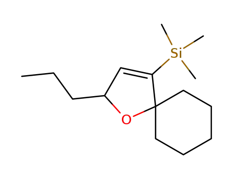 Molecular Structure of 99948-03-5 (2,2-pentamethylene-3-(trimethylsilyl)-5-propyl-2,5-dihydrofuran)