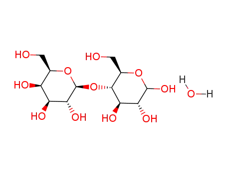 Molecular Structure of 10039-26-6 (LACTOSE, MONOHYDRATE)