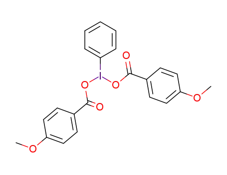 Molecular Structure of 28237-96-9 ([bis-(p-methoxybenzoyloxy)iodo]benzene)