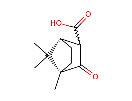 Bicyclo[2.2.1]heptane-2-carboxylic acid, 4,7,7-trimethyl-3-oxo-,
(1S,4S)-