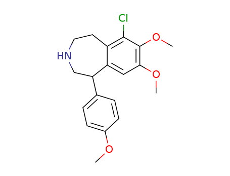 6-Chloro-2,3,4,5-tetrahydro-7,8-dimethoxy-1-(4-methoxyphenyl)-1H-3-benzazepine CAS No.67287-53-0