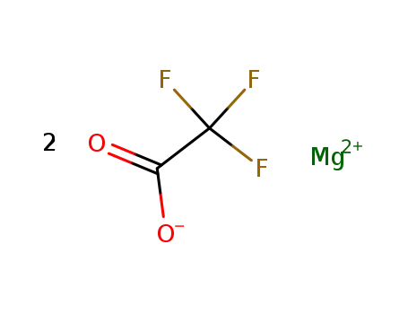 Molecular Structure of 38482-84-7 (Acetic acid, trifluoro-, magnesium salt)
