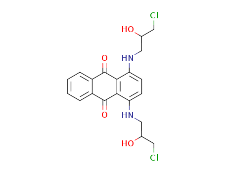 29311-94-2,1,4-bis[(3-chloro-2-hydroxypropyl)amino]anthraquinone,Anthraquinone,1,4-bis[(3-chloro-2-hydroxypropyl)amino]- (6CI,7CI,8CI); C.I. Reactive Blue 6;Procinyl Blue R