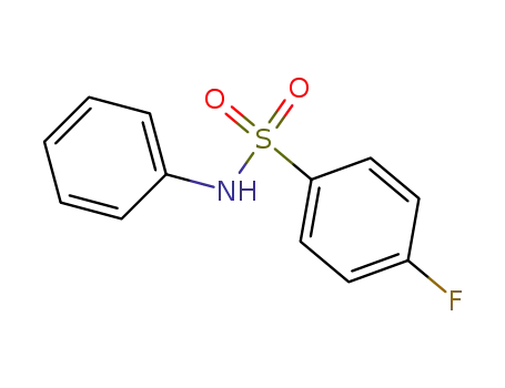 Molecular Structure of 312-52-7 (4-Fluoro-N-phenyl-benzenesulfonamide)