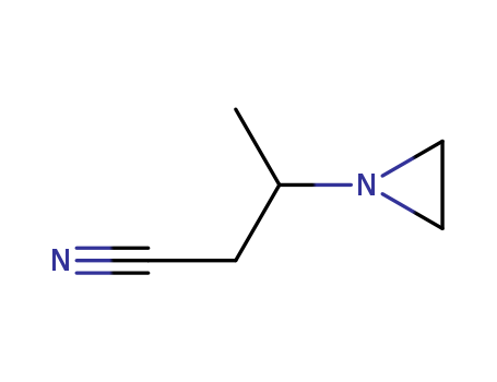 1-Aziridinepropionitrile, beta-methyl-