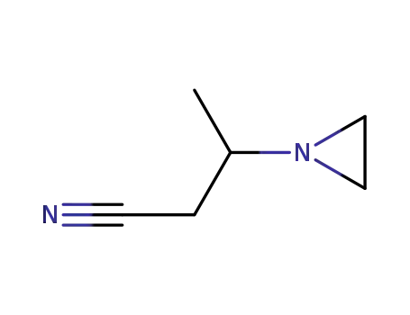 Molecular Structure of 4078-19-7 (beta-methylaziridine-1-propiononitrile)