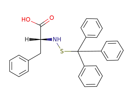 Molecular Structure of 154738-07-5 (N-triphenylmethylsulfenyl-D-phenylalanine)