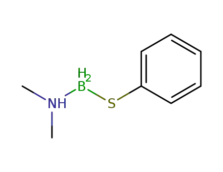 Molecular Structure of 1387442-05-8 (Me<sub>2</sub>NH*BH<sub>2</sub>SPh)
