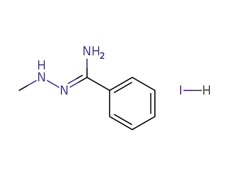 Molecular Structure of 83274-32-2 (N<sup>2</sup>-Methylbenzamidrazoniumiodid)