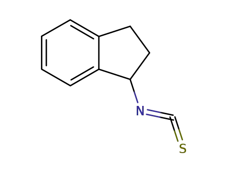 Molecular Structure of 737000-84-9 ((S)-(+)-1-Indanyl isothiocyanate)