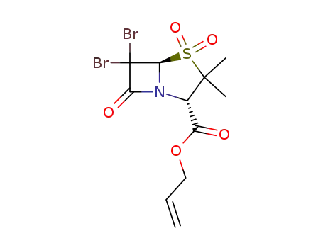 Molecular Structure of 114333-65-2 (allyl 6,6-dibromopenicillanate 1,1-dioxide)