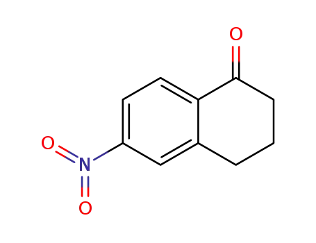 Molecular Structure of 22246-26-0 (6-Nitro-1-tetralone)