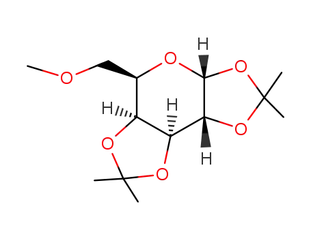 Molecular Structure of 34698-17-4 (6-O-methyl-1,2,3,4-di-O-isopropylidene-D-galactopyranose)