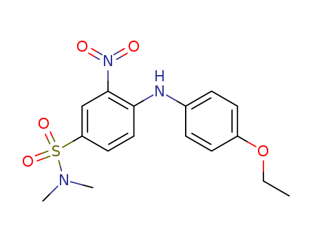 Benzenesulfonamide,4-[(4-ethoxyphenyl)amino]-N,N-dimethyl-3-nitro-(12223-97-1)