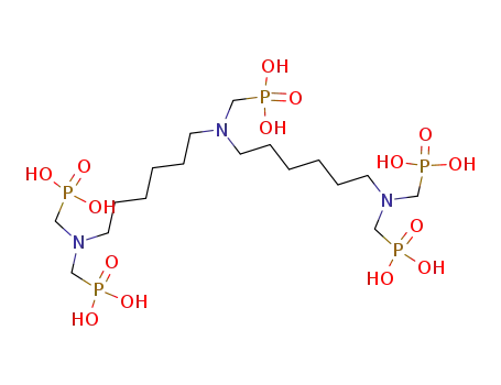 Molecular Structure of 34690-00-1 (Bis(hexamethylenetriaminepenta(methylenephosphonic acid)))