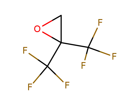 Molecular Structure of 31898-68-7 (2,2-Bis(trifluoromethyl)oxirane)