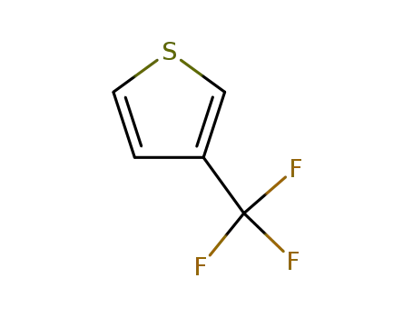 Molecular Structure of 86093-77-8 (3-(TRIFLUOROMETHYL)THIOPHENE)