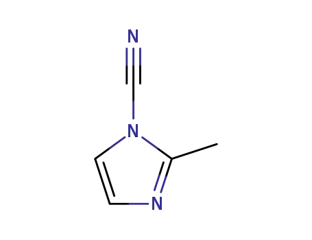 Molecular Structure of 175351-38-9 (2-METHYL-1H-IMIDAZOLE-1-CARBONITRILE)