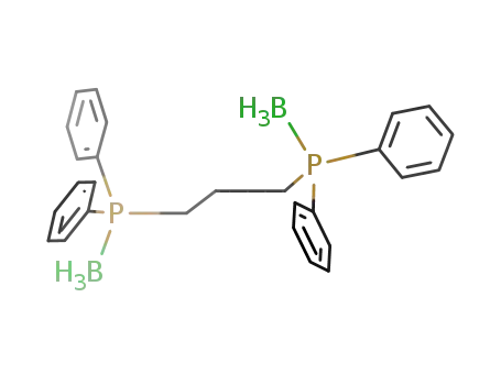 Molecular Structure of 100809-49-2 ((propane-1,3-diyl)bis(diphenylphosphane)-borane(1:2))