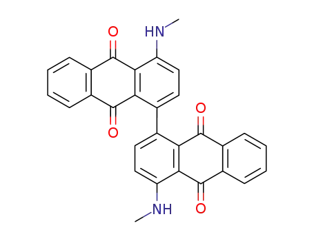 Molecular Structure of 106508-56-9 (4,4'-bi(1-methylaminoanthraquinone))
