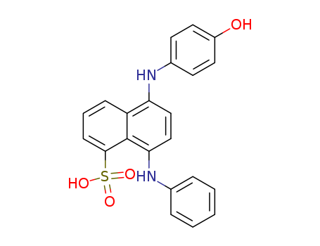 1-Naphthalenesulfonicacid, 5-[(4-hydroxyphenyl)amino]-8-(phenylamino)-