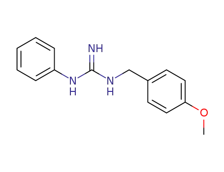 Molecular Structure of 1241493-92-4 (1-(4-methoxybenzyl)-3-phenylguanidine)