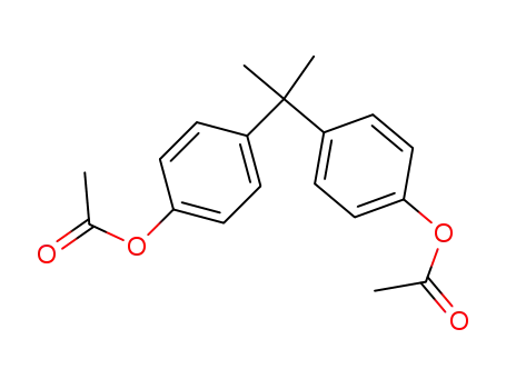 Molecular Structure of 10192-62-8 (BISPHENOL A DIACETATE)