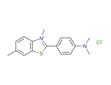 2-(p-(Dimethylamino)phenyl)-3,6-dimethylbenzothiazolium chloride