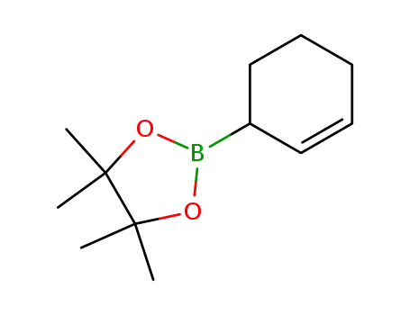 Molecular Structure of 167773-14-0 (2-(cyclohex-2-en-1-yl)-4,4,5,5-tetramethyl-1,3,2-dioxaborolane)