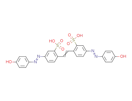 Molecular Structure of 91-34-9 (4,4'-bis[(4-hydroxyphenyl)azo]stilbene-2,2'-disulphonic acid)