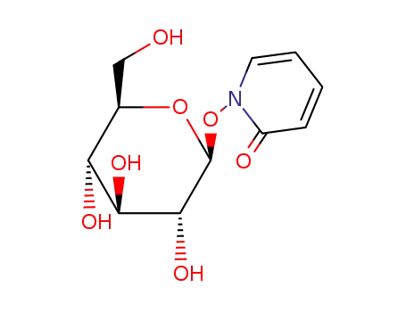 Molecular Structure of 91248-78-1 (1-hydroxypyridin-2(1H)-one-β-D-glucopyranoside)
