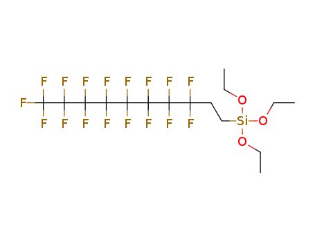 101947-16-4,1H,1H,2H,2H-Perfluorodecyltriethoxysilane,(Heptadecafluoro-1,1,2,2-tetrahydrodecyl)triethoxysilane;1,1,2,2-Tetrahydroperfluorodecyltriethoxysilane;1-(Heptadecafluoro-1,1,2,2-tetrahydrodecyl)triethoxysilane;Silane,triethoxy(3,3,4,4,5,5,6,6,7,7,8,8,9,9,10,10,10-heptadecafluorodecyl)-;3,3,4,4,5,5,6,6,7,7,8,8,9,9,10,10,10-Heptadecafluorodecyltriethoxysilane;AY43-158E;[2-(Perfluorooctyl)ethyl]triethoxysilane;