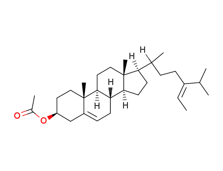 (10<i>R</i>)-3<i>c</i>-Acetoxy-10<i>r</i>.13<i>c</i>-dimethyl-17<i>c</i>-((<i>R</i>)-1-methyl-4-isopropyl-hexen-(4<i>t</i>)-yl)-(8<i>cH</i>.9<i>tH</i>.14<i>tH</i>)-Δ<sup>5</sup>-tetradecahydro-1<i>H</i>-cyclopenta[<i>a</i>]phenanthren