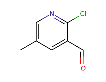 Molecular Structure of 92444-99-0 (2-CHLORO-5-METHYLPYRIDINE-3-CARBALDEHYDE)