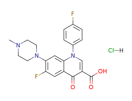 Difluoxacin hydrochloride(91296-86-5)