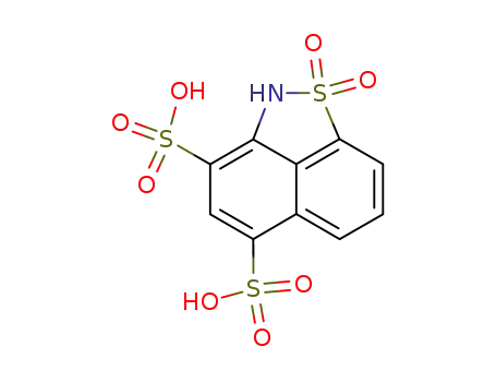 Molecular Structure of 82-65-5 (2H-naphth[1,8-cd]isothiazole-3,5-disulphonic acid 1,1-dioxide)
